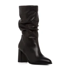 Stivali comodi e flessibili neri da Donna con tacco 7 cm P Smart