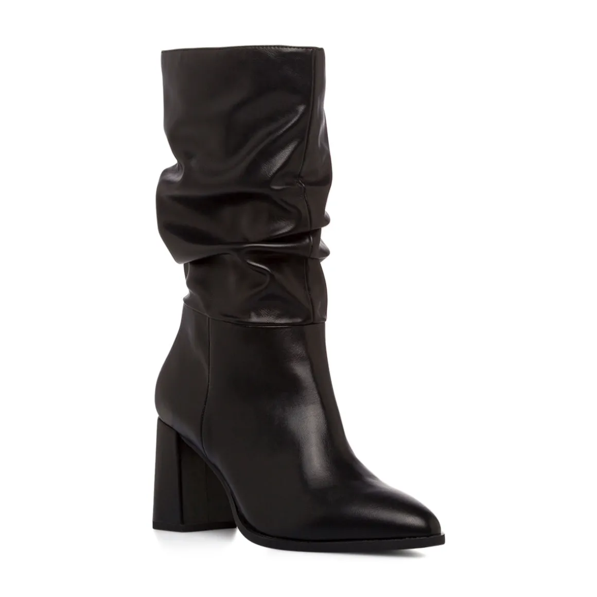 Stivali comodi e flessibili neri da Donna con tacco 7 cm P Smart