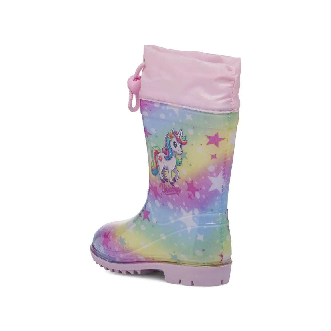 Stivali da pioggia arcobaleno da Bambina con stampa Unicorno