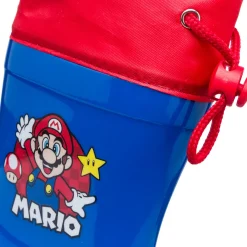 Stivali da pioggia blu e rossi da bambino Super Mario Kart