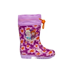 Stivali da pioggia viola e lilla da bambina Frozen