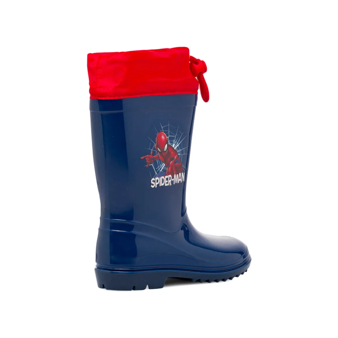 Stivali di gomma da pioggia blu e rosso Spiderman