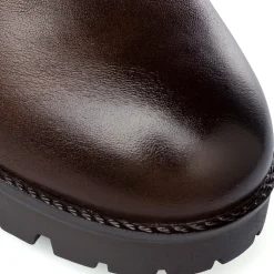 Stivali marroni da Donna con fibbia e tacco 8,5 cm Lora Ferres
