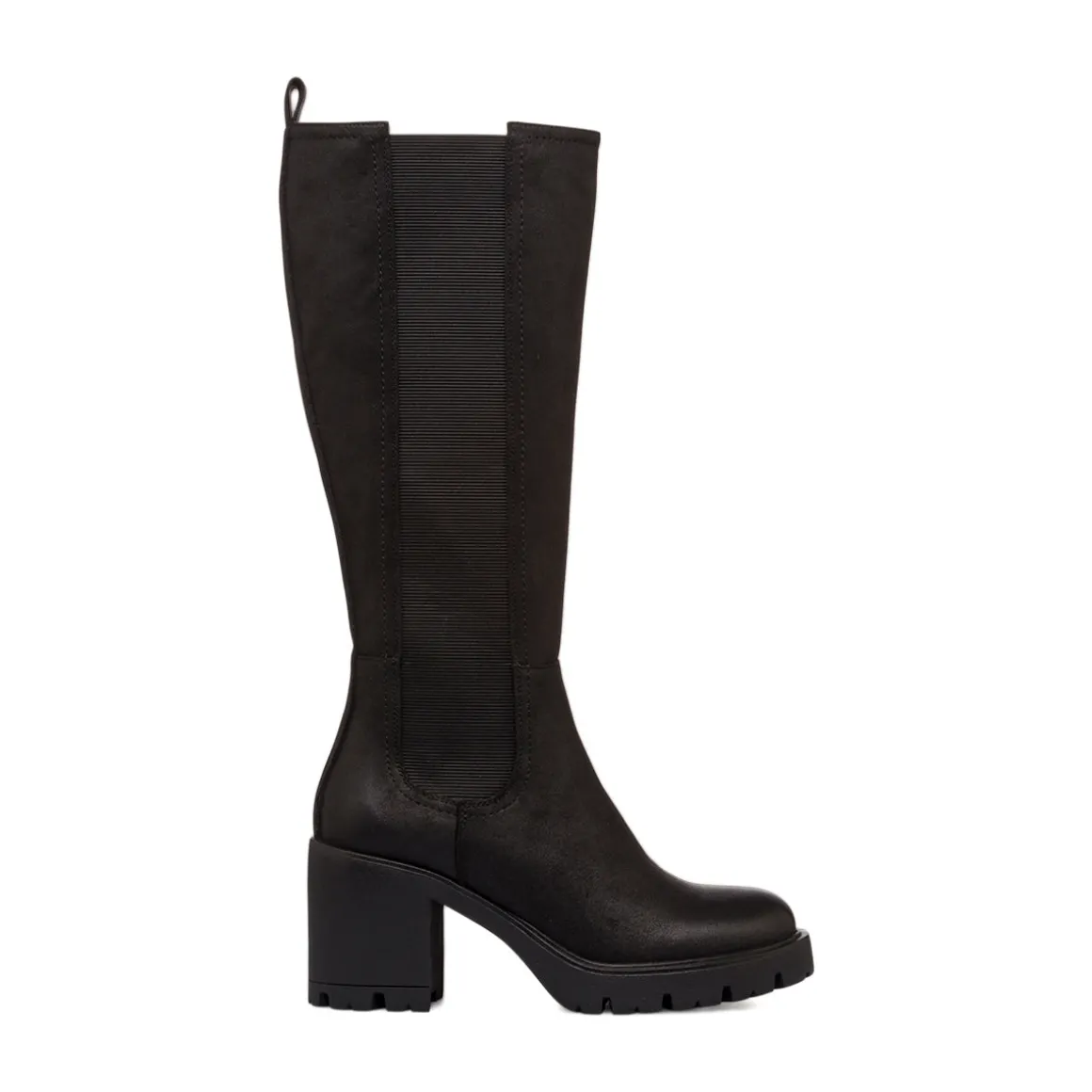 Stivali neri da donna con tacco 8 cm Lora Ferres