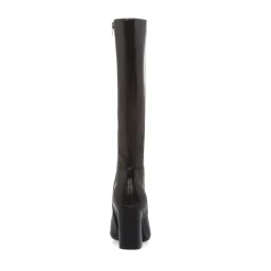 Stivali neri alti da Donna con tacco 8,5 cm Swish Jeans