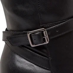 Stivali neri da Donna con fibbia e tacco 5 cm Lora Ferres