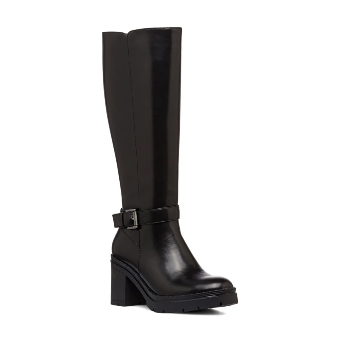 Stivali neri da Donna con fibbia e tacco 7,5 cm Swish Jeans