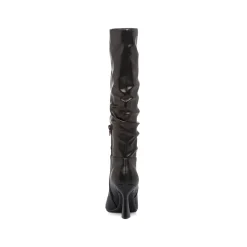 Stivali slouchy neri da Donna con tacco a colonna 7,5 cm Lora Ferres