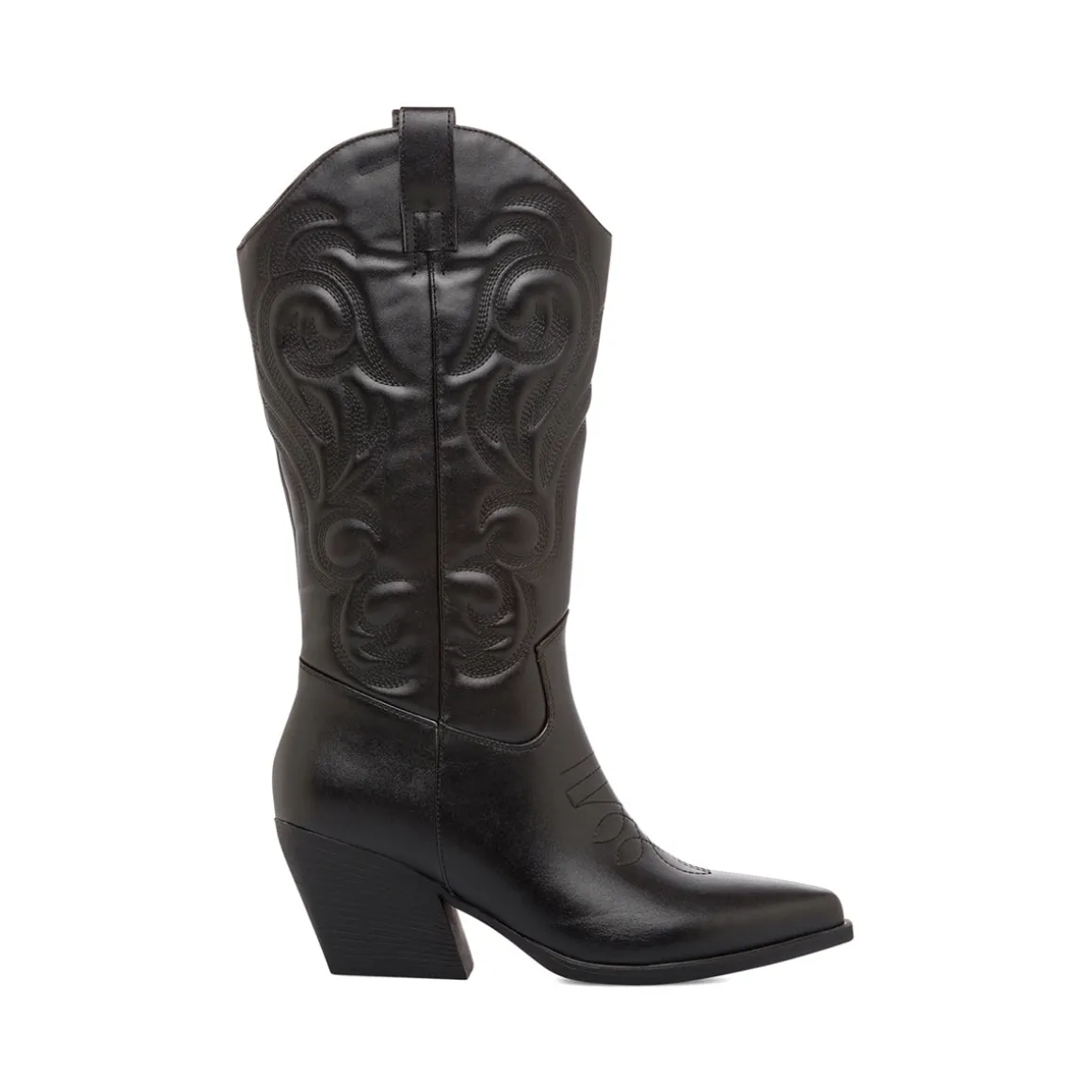 Stivali texani Camperos da donna neri con tacco 6 cm Lora Ferres