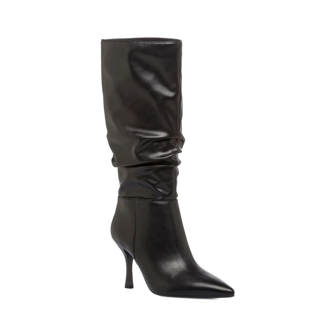 Stivalialti slouchy neri da Donna con tacco 7,5 cm Lora Ferres