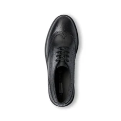 Stringate chunky da donna nere con allacciatura derby Primopiano