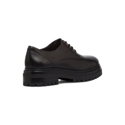 Stringate chunky da donna nere con allacciatura derby Primopiano