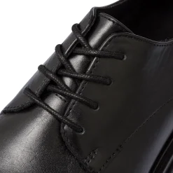 Stringate chunky da donna nere con allacciatura derby Primopiano