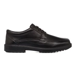 Stringate comfort derby da uomo nere P Soft in pelle con soletta in memory foam