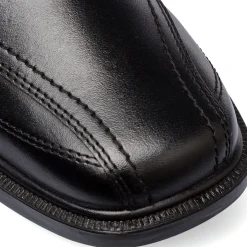 Stringate comfort derby da uomo nere P Soft in pelle con soletta in memory foam
