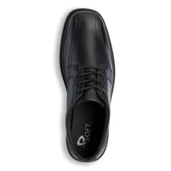 Stringate comfort derby da uomo nere P Soft in pelle con soletta in memory foam