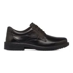 Stringate comfort nere da uomo in pelle P Soft