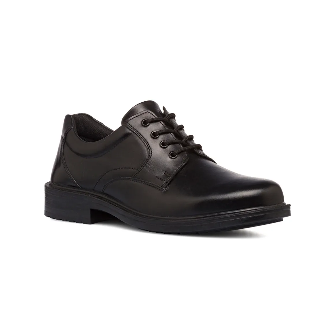 Stringate comfort nere da uomo in pelle P Soft