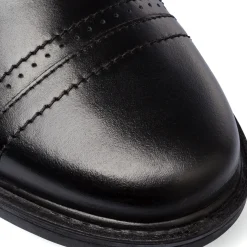 Stringate derby comfort nere da uomo con dettagli brogue P Soft