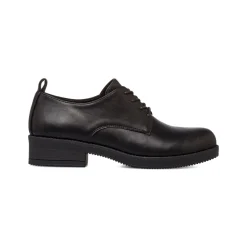 Stringate derby da donna nere con allacciatura derby Lora Ferres