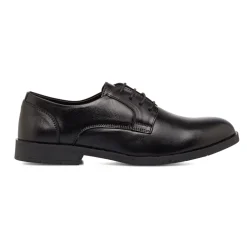 Stringate derby eleganti da uomo nere in pelle La Cuoieria