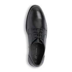 Stringate derby eleganti da uomo nere in pelle La Cuoieria