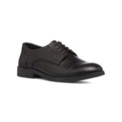 Stringate derby eleganti da uomo nere in pelle La Cuoieria