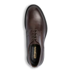 Stringate Derby marroni da Uomo in pelle Primopiano