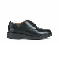 Stringate derby nere da Donna Geox Spherica con suola traspirante