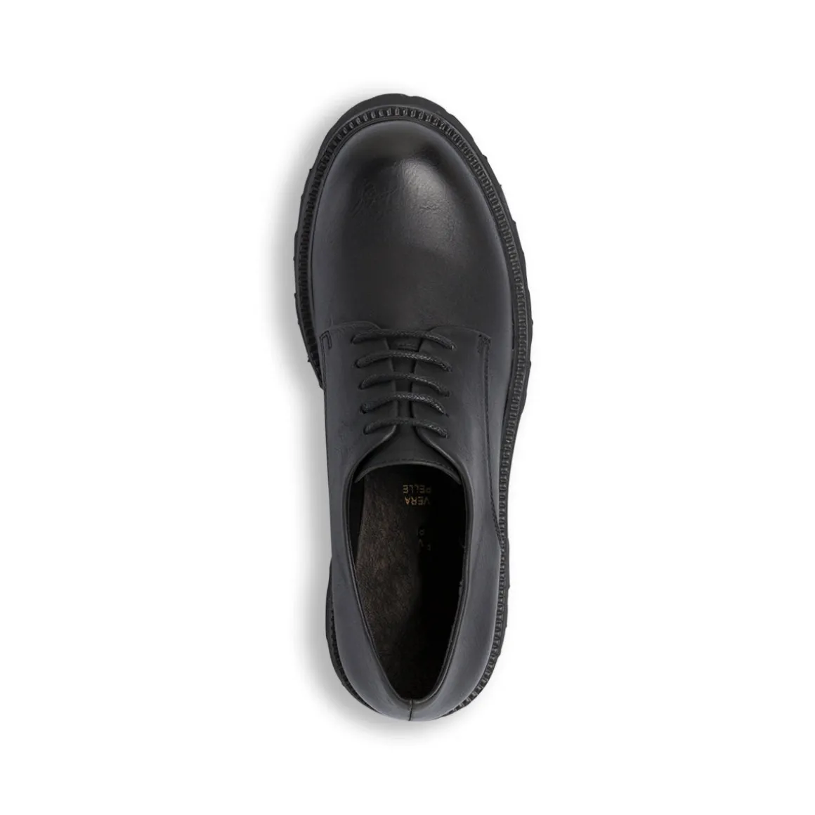 Stringate Derby nere da Donna con suola chunky Lora Ferres