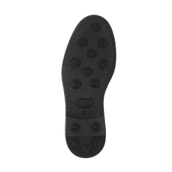 Stringate eleganti derby marroni da uomo in pelle con dettagli brogue Primopiano