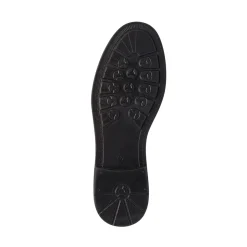 Stringate eleganti nere effetto vernice da uomo con allacciatura Derby Riflessi Urbani