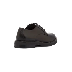 Stringate in pelle nere da Donna con suola traspirante Geox