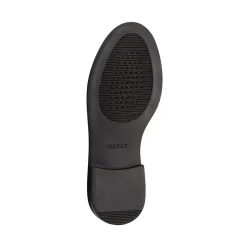 Stringate in pelle nere da Donna con suola traspirante Geox