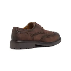 Stringate marroni da Uomo con dettagli Brogue Riflessi Urbani