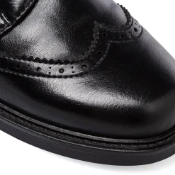 Stringate nere da Donna con dettaglio Brogue Lora Ferres