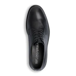 Stringate nere da uomo con allacciatura Derby Riflessi Urbani