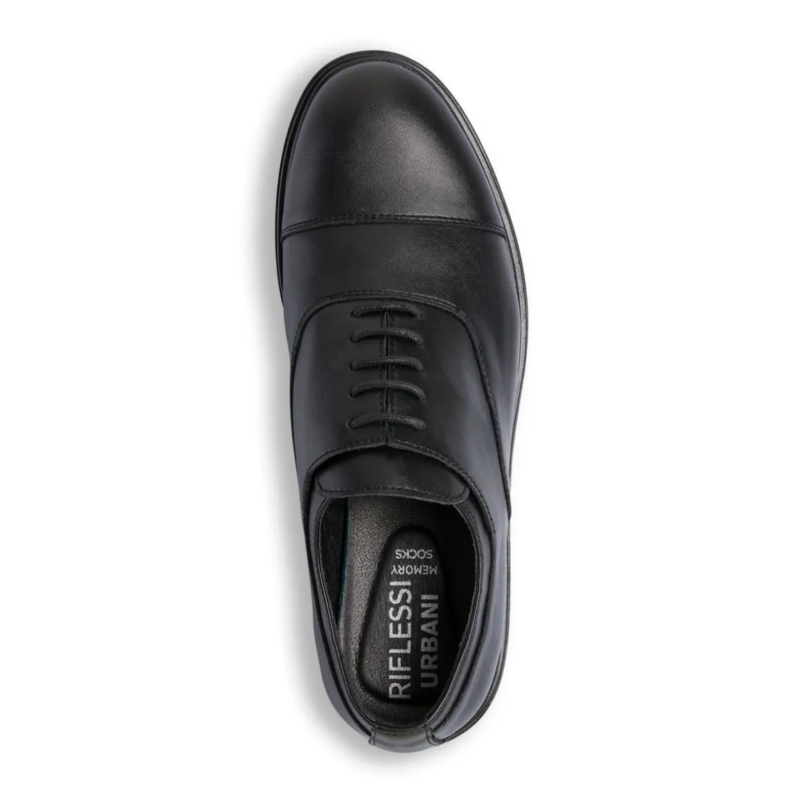 Stringate nere da Uomo con allacciatura Oxford Riflessi Urbani