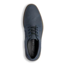 Stringate oxford casual blu da uomo Riflessi Urbani