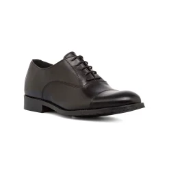 Stringate oxford eleganti da uomo nere in pelle Primopiano