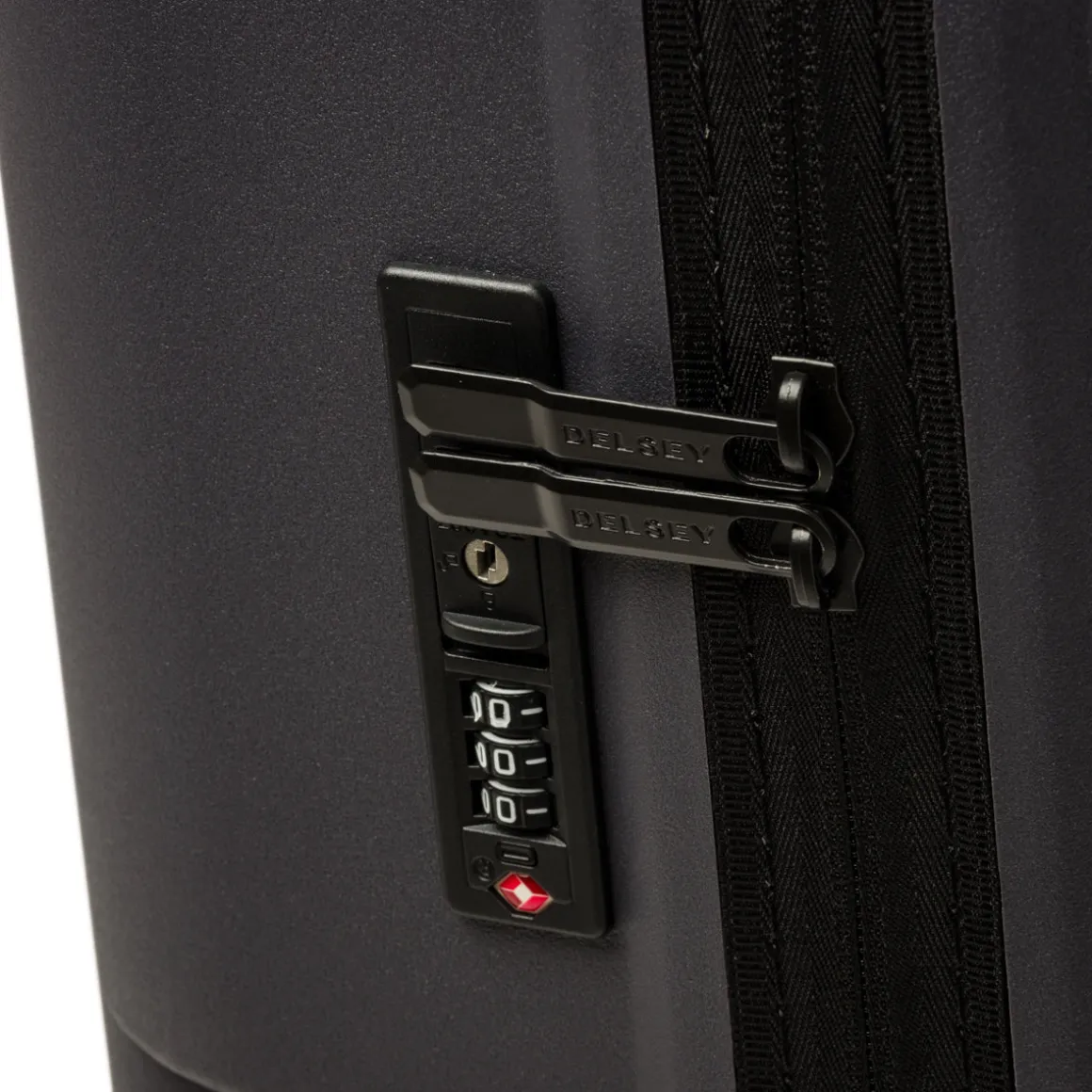 Trolley bagaglio a mano antracite in ABS Delsey Paris