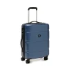 Trolley bagaglio a mano blu in ABS Delsey Paris