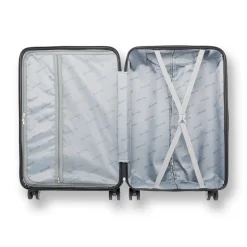 Trolley bagaglio a mano in tessuto nero Govago