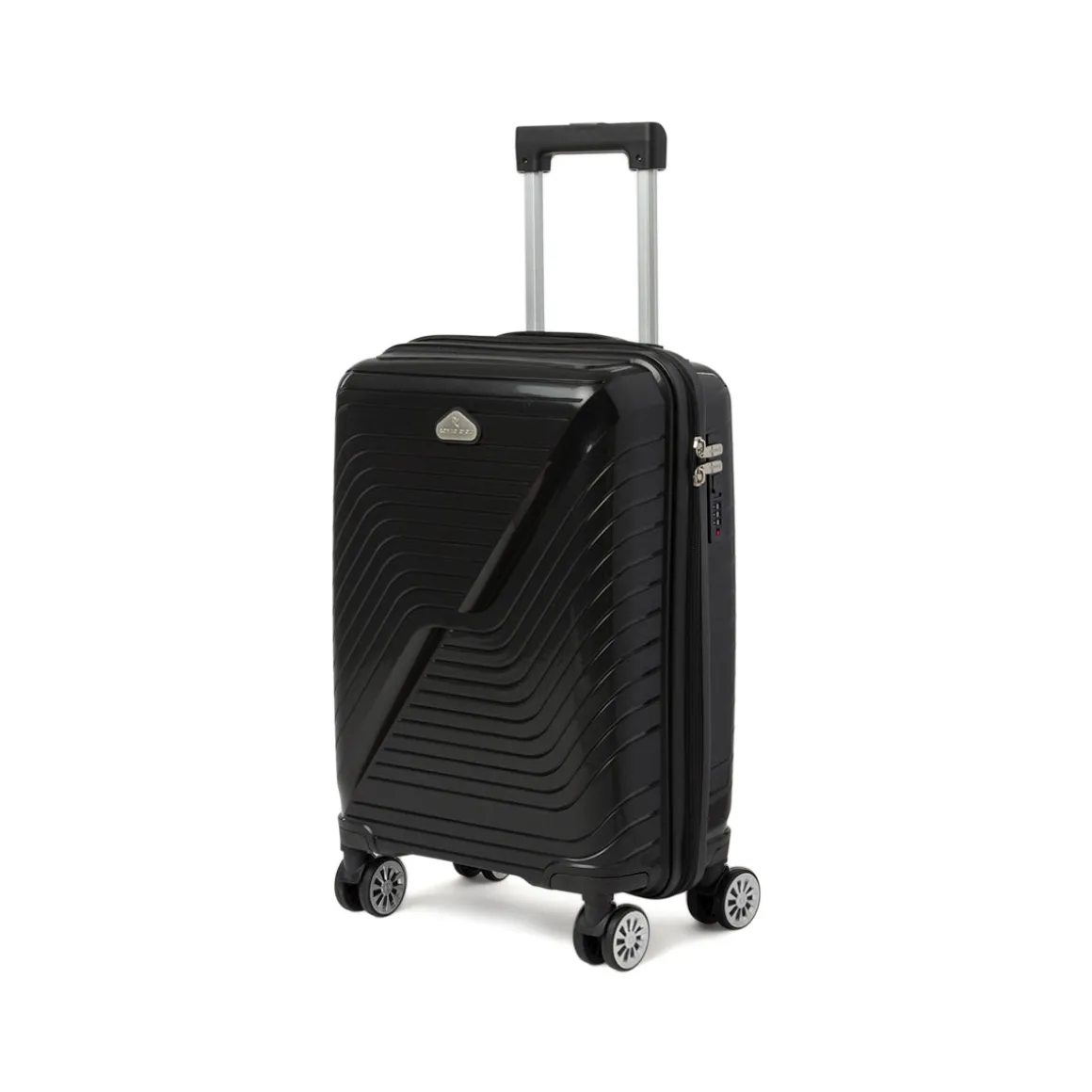 Trolley Bagaglio a mano in abs nero Romeo Gigli