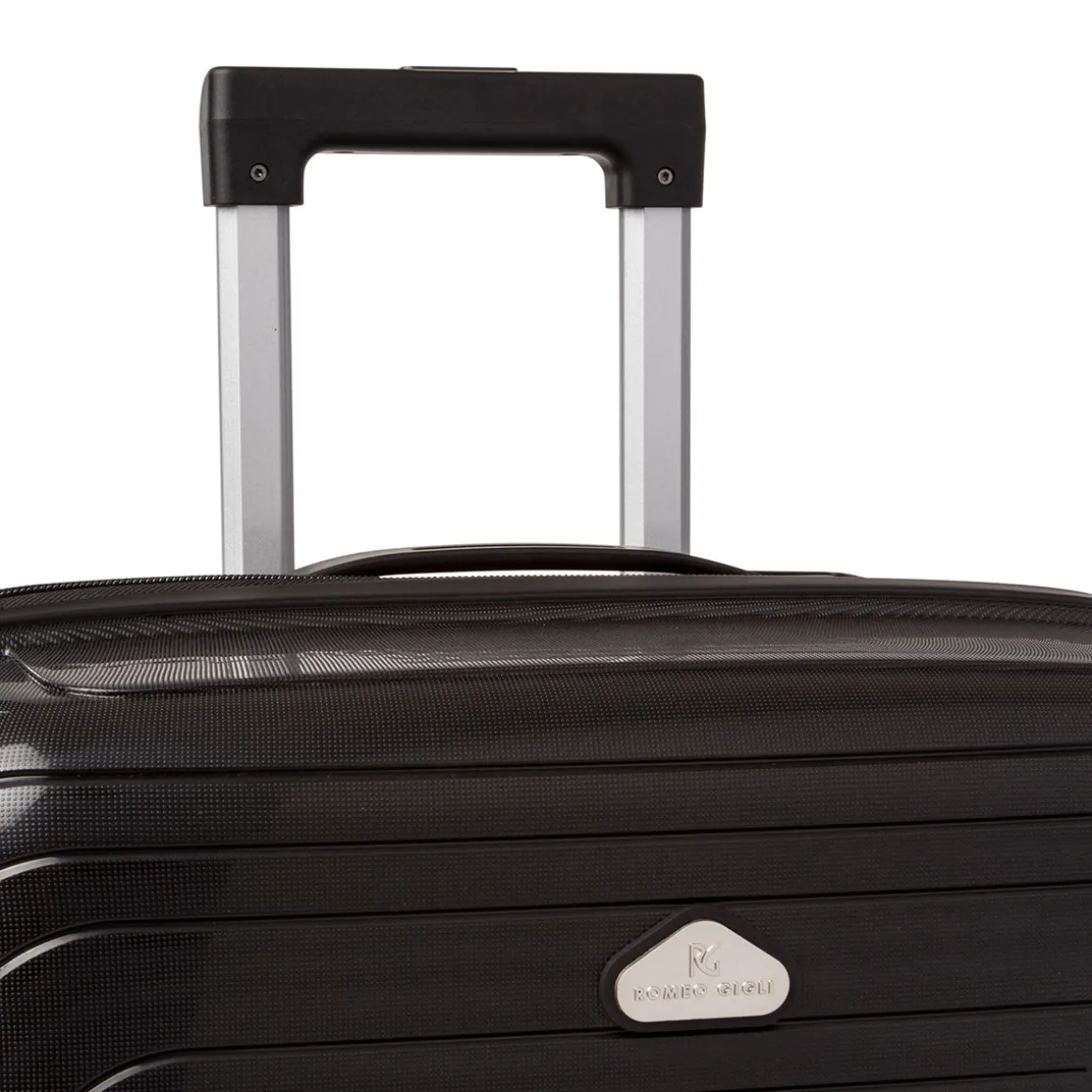 Trolley Bagaglio a mano in abs nero Romeo Gigli