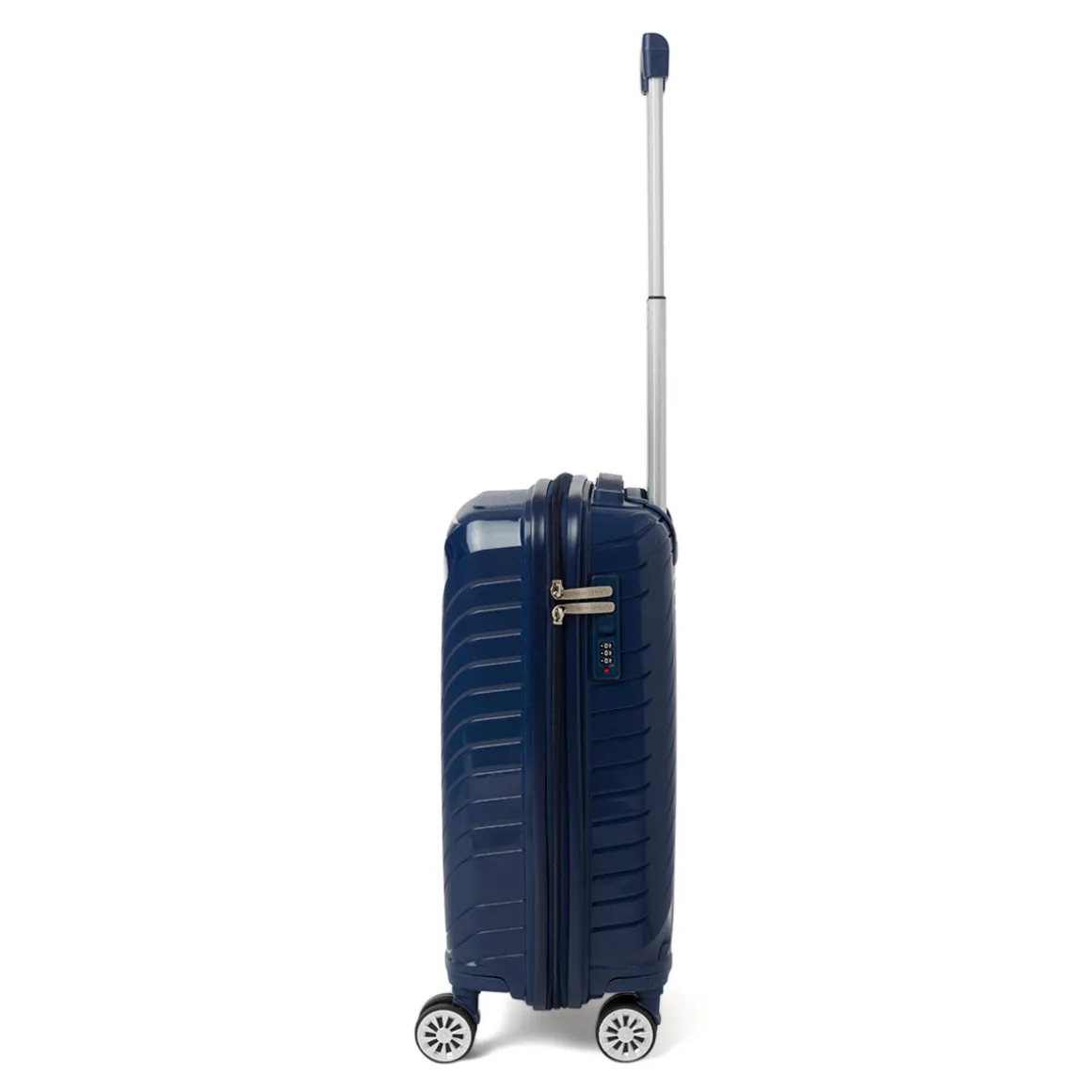 Trolley Bagaglio a mano in abs blu Romeo Gigli