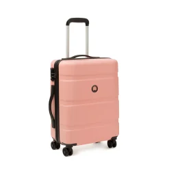 Trolley bagaglio a mano rosa in ABS Delsey Paris