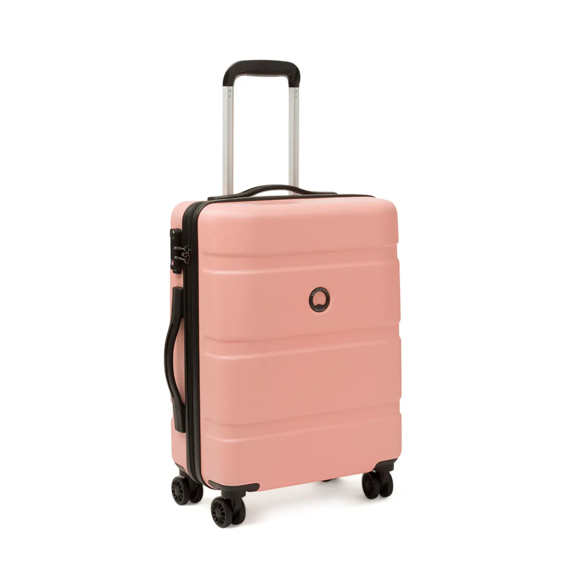 Trolley bagaglio a mano rosa in ABS Delsey Paris