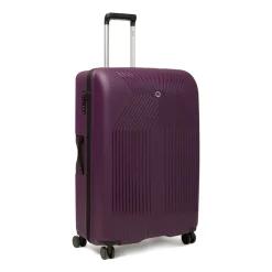 Trolley bagaglio grande viola in ABS Delsey Paris