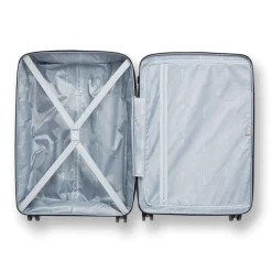 Trolley bagaglio grande viola in ABS Delsey Paris